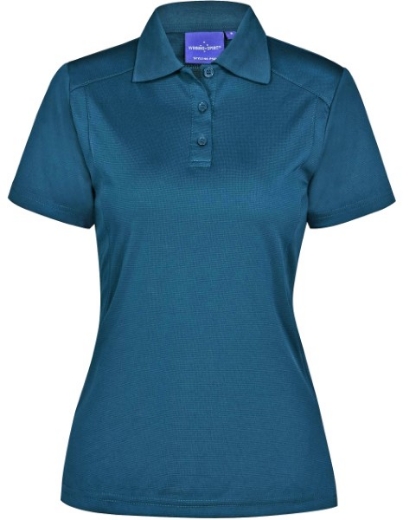 Picture of Winning Spirit Ladies Lucky Bamboo Polo Shirt 50% polyester 50%